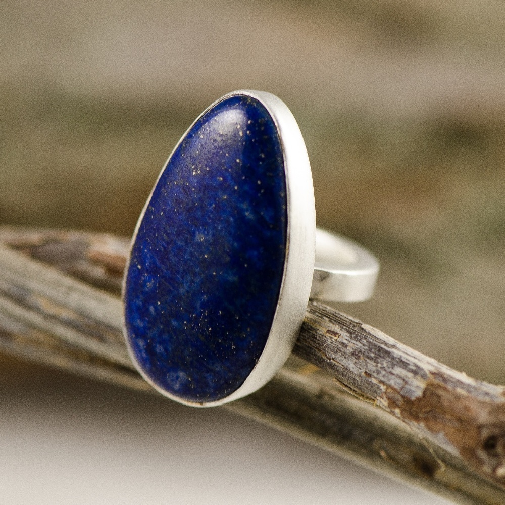 Lapis Lazuli + Sterling Silver ring